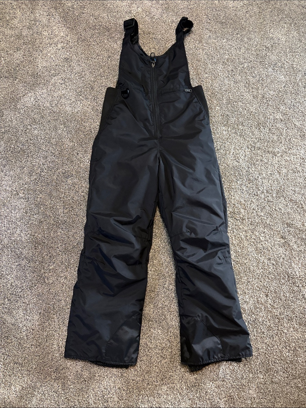 Boys Rawik Black Insulated Snow Bibs Size Medium 10/12